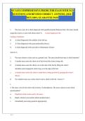RN VATI COMPREHENSIVE PREDICTOR EXAM WITH NGN&NewLine;QUESTIONS AND REVISED CORRECT ANSWERS&comma; &lpar;2026 &sol;&NewLine;2027&rpar; 100&percnt; GUARANTEE PASS