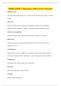 HFMA EXAM 1 Questions with Correct Answers