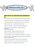 NURS 190 SET ALL QUESTIONS AND ANSWERS SET A&period;pdf