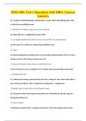 HNG 540&colon; Test 1 Questions with 100&percnt; Correct&NewLine;Answers