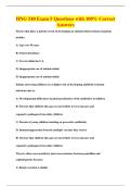 HNG 540 Exam 5 Questions with 100&percnt; Correct&NewLine;Answers
