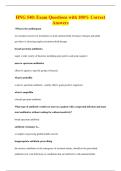 HNG 540&colon; Exam Questions with 100&percnt; Correct&NewLine;Answers