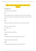 IAAI-CFI Study Guide Questions with Correct&NewLine;Answers