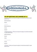 ITN 100 QUESTIONS AND ANSWERS SET A&period;pdf