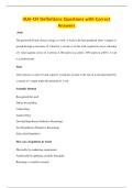 IAAI-CFI Definitions Questions with Correct&NewLine;Answers