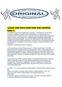 ACVPM CORE MAIN QUESTIONS AND ANSWERS SURE A&period;pdf
