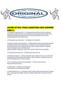 ACVPM ACTUAL FINALS QUESTIONS AND ANSWERS SURE A&period;pdf
