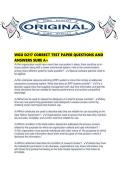 WGU D217 CORRECT TEST PAPER QUESTIONS AND ANSWERS SURE A&period;pdf