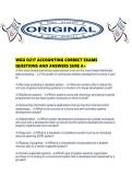 WGU D217 ACCOUNTING CORRECT EXAMS QUESTIONS AND ANSWERS SURE A&period;pdf