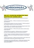WGU D217 ACCOUNTING INFORMATION FINALS QUESTIONS AND ANSWERS SURE A&period;pdf