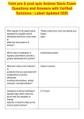VSIM Andrew Davis Exam Questions and&NewLine;Answers with Verified Solutions &vert; Latest&NewLine;Updated 2026