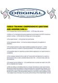 CUSECO TRAINING COMPREHENSIVE QUESTIONS AND ANSWERS SURE A&period;pdf