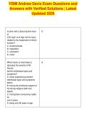 Vsim George Palo Pre Quiz Exam Questions&NewLine;and Answers with Verified Solutions &vert; Latest&NewLine;Updated 2026