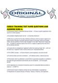 CUSECO TRAINING TEST PAPER QUESTIONS AND ANSWERS SURE A&period;pdf