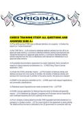 CUSECO TRAINING STUDY ALL QUESTIONS AND ANSWERS SURE A&period;pdf