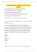 BUNDLE OF MAR 3023  QUESTIONS WITH 100&percnt; VERIFIED CORRECT ANSWERS