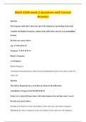 Math 225N week 2 Questions with Correct&NewLine;Answers