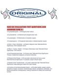 NUR 505 EVALUATION TEST QUESTIONS AND ANSWERS SURE A&period;pdf