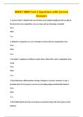 MNGT 4800 Test 2 Questions with Correct&NewLine;Answers