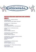 NUR 505 CORE MAIN QUESTIONS AND ANSWERS SURE A&period;pdf&NewLine;&NewLine;1&period; Document information