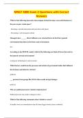 MNGT 4800 Exam 2 Questions with Correct&NewLine;Answers