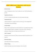 MNGT 4800 Exam 3 Questions with Correct&NewLine;Answers