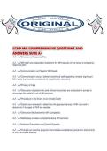 CCHP MH COMPREHENSIVE QUESTIONS AND ANSWERS SURE A&period;pdf