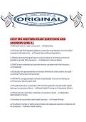 CCHP MH MIDTERM EXAM QUESTIONS AND ANSWERS SURE A&period;pdf