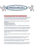 FIN 300 EVALUATION TEST QUESTIONS AND&period;pdf&NewLine;&NewLine;1&period; Document information