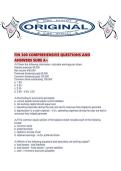 FIN 300 COMPREHENSIVE QUESTIONS AND ANSWERS SURE A&period;pdf