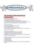 FIN 300 CORRECT EXAMS QUESTIONS AND ANSWERS SURE A&period;pdf