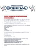 FIN 202 EVALUATION SET QUESTIONS AND ANSWERS SURE A&period;pdf