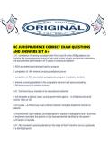 NC JURISPRUDENCE CORRECT EXAM QUESTIONS AND ANSWERS SET A&period;pdf