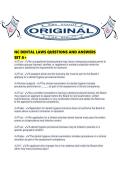 NC DENTAL LAWS QUESTIONS AND ANSWERS SET A&period;pdf