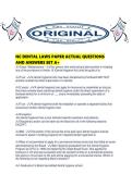 NC DENTAL LAWS PAPER ACTUAL QUESTIONS AND ANSWERS SET A&period;pdf