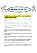 NC DENTAL LAWS EVALUATION TEST QUESTIONS AND ANSWERS SET A&period;pd