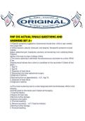 FNP 593 ACTUAL FINALS QUESTIONS AND ANSWERS SET A&period;pdf