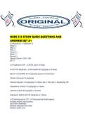 NURS 535 STUDY GUIDE QUESTIONS AND ANSWERS SET A&period;pdf