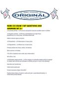 NURS 535 EXAM 1 SET QUESTIONS AND ANSWERS SET A&period;pdf