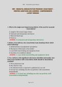 NRP - NEONATAL RESUSCITATION PROGRAM &vert; EXAM READY - VERIFIED QUESTIONS AND ANSWERS - COMPREHENSIVE LATEST VERSION&NewLine;&NewLine;&NewLine;