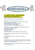 CALIFORNIA NOTARY COMPREHENSIVE QUESTIONS AND ANSWERS SET A&period;pdf