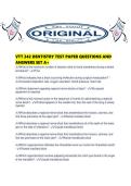 VTT 242 DENTISTRY TEST PAPER QUESTIONS AND ANSWERS SET A&period;pdf
