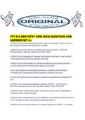 VTT 242 DENTISTRY CORE MAIN QUESTIONS AND ANSWERS SET A&period;pd