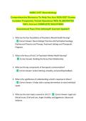 NURS 5357 Neurobiology  &NewLine;Comprehensive Resource To Help You Ace 2026-2027 Exams &NewLine;Includes Frequently Tested Questions With ELABORATED &NewLine;100&percnt; Correct COMPLETE SOLUTIONS &NewLine;Guaranteed Pass First Attempt&excl;&excl; Current Update&excl;&excl; 