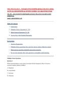 NSG 552 Exam 3 &ndash; Wilkes Psychopharmacology &lpar;2026&rpar; Actual Questions & Study Guide &vert; Guarantee Pass