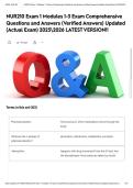 NUR210 Exam 1 Modules 1-3 Exam Comprehensive Questions and Answers &lpar;Verified Answers&rpar; Updated &lpar;Actual Exam&rpar; 20252026 LATEST VERSION&excl;&excl;&NewLine;&NewLine;&NewLine;