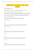 NRNP 6675 Exam Questions with Correct&NewLine;Answers