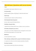 NSG 526 Exam 3 Questions with Correct Answers