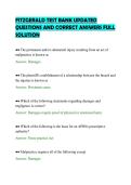 FITZGERALD TEST BANK UPDATED&NewLine;QUESTIONS AND CORRECT ANSWERS FULL&NewLine;SOLUTION&NewLine;