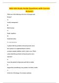 NSG 526 Study Guide Questions with Correct&NewLine;Answers